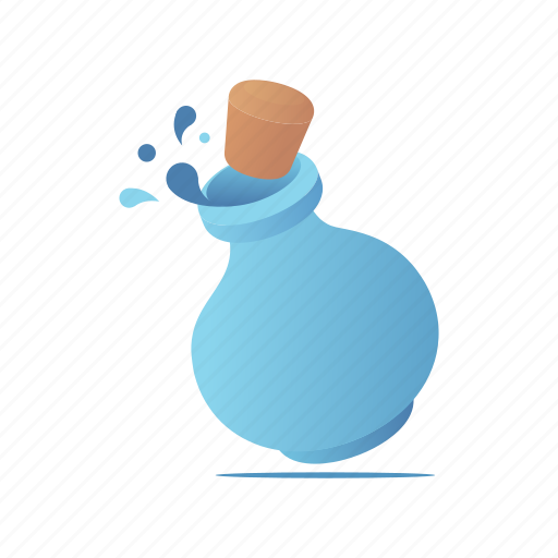 Bottle, container, cup, drink, drop, flask, water icon - Download on Iconfinder