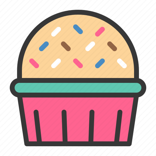 Baked, bakery, cake, cupcake, dessert, food, muffin icon - Download on Iconfinder