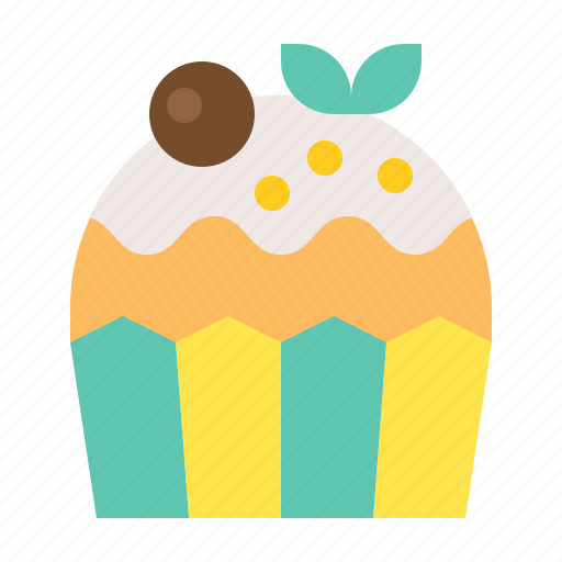 Baked, cake, cupcake, dessert, food, muffin, sweets icon - Download on Iconfinder