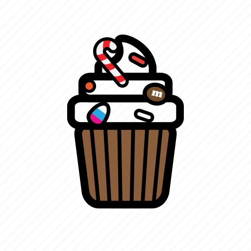 Candy, cupcake, frosting, funfetti icon - Download on Iconfinder