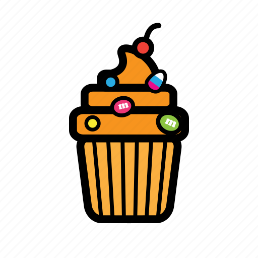 Candy, cupcake, frosting, funfetti icon - Download on Iconfinder
