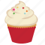 birthday, cupcake, dessert, food, frosting, muffin, sweet 
