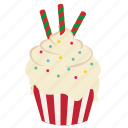 birthday, cupcake, dessert, food, frosting, muffin, sweet