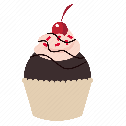 Birthday, cupcake, dessert, food, frosting, muffin, sweet icon - Download on Iconfinder