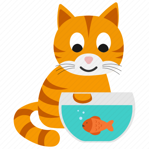 Sticker, cat, cupid, pet, sea, life, animal icon - Download on Iconfinder