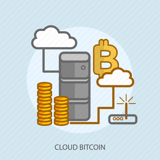 Business, cloud bitcoin, concept, currencies, finance, money icon - Download on Iconfinder