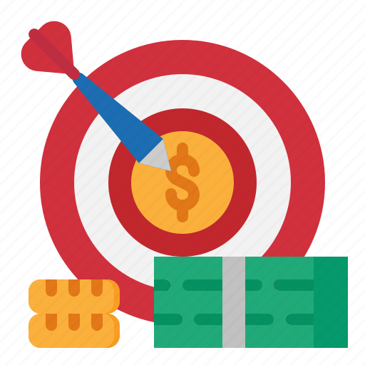 Target, dart, money, coin, currency icon - Download on Iconfinder