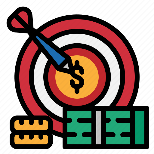 Target, dart, money, coin, currency icon - Download on Iconfinder