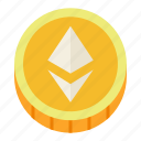 ethereum, coin, currency, money, cryptocurrency, digital money, eth, digital currency, bitcoin