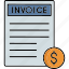 invoice, bill, receipt, payment, money, finance, document, business, shopping 