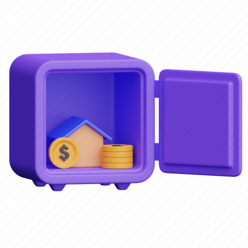 Assets, locker, save, file, guardar, folder 3D illustration - Download on Iconfinder