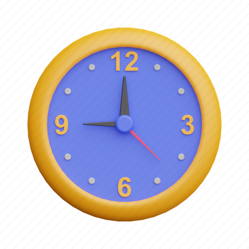Clock 3D illustration - Download on Iconfinder on Iconfinder