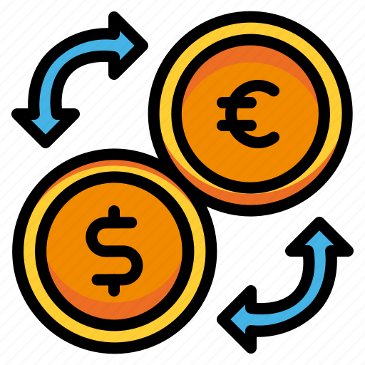 Currency, dolar, euro, exchange, finance, money, exchange currency icon - Download on Iconfinder