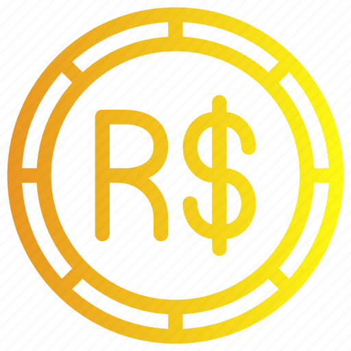 Brazilian, real, currency, finance, money icon - Download on Iconfinder