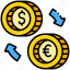 exchange, euro, currency, dollar, transfer 