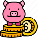piggy, bank, saving, finance, deposit