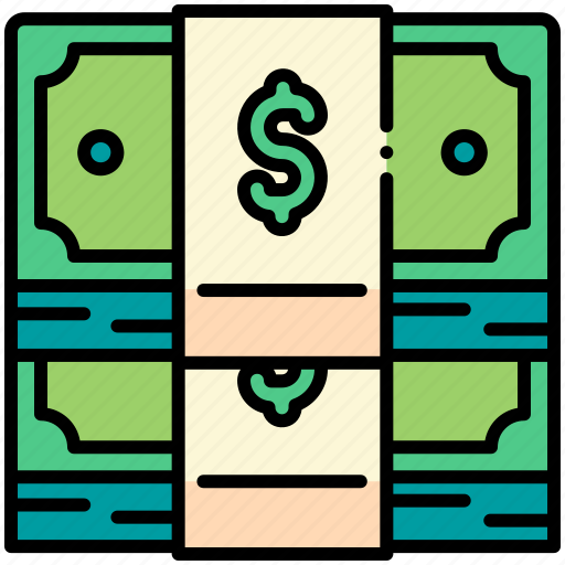 Dollar, money, currency, stack of money, payment icon - Download on Iconfinder