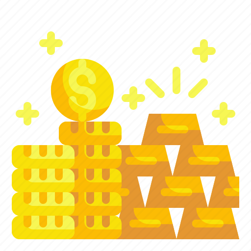 Finance, currency, ingots, coin, bars, gold, money icon - Download on Iconfinder