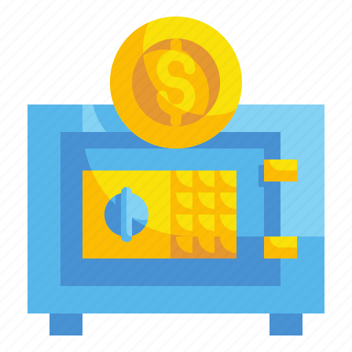 Saving, security, currency, box, safe, dollar, money icon - Download on Iconfinder