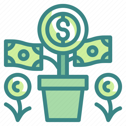 Money, currency, funding, plant, economy, investment, growth icon - Download on Iconfinder