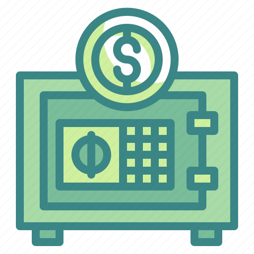 Money, security, saving, currency, dollar, safe, box icon - Download on Iconfinder