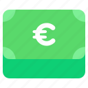 euro, money, pack, currency, coin