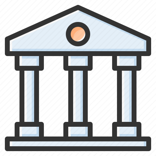 Banking, bank, business, office, building, currency, finance icon - Download on Iconfinder