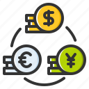money, currency exchange, coin, euro, cash, currency