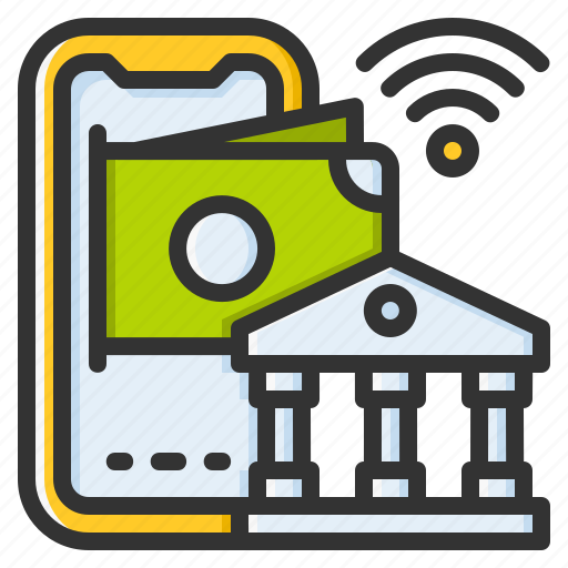 Mobile, banking, mobile banking, online banking, internet banking, online payment, card payment icon - Download on Iconfinder