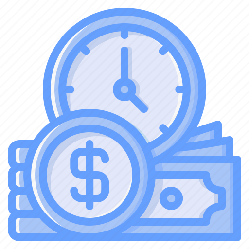 Time is money, business time, time management, clock, productivity, cash, money icon - Download on Iconfinder