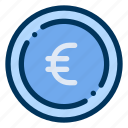coin, currency, euro, money