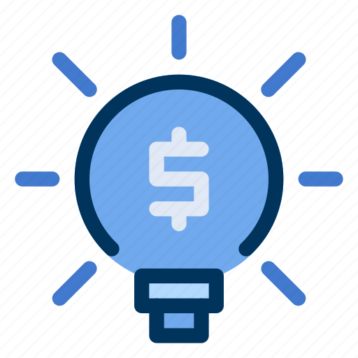Bulb, financial, idea, light, money icon - Download on Iconfinder