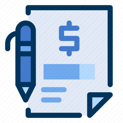 Contract, financial, loan, sign icon - Download on Iconfinder