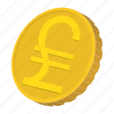 cartoon, coin, currency, finance, gold, italy, lira