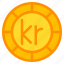 krona, coin, currency, money, cash 