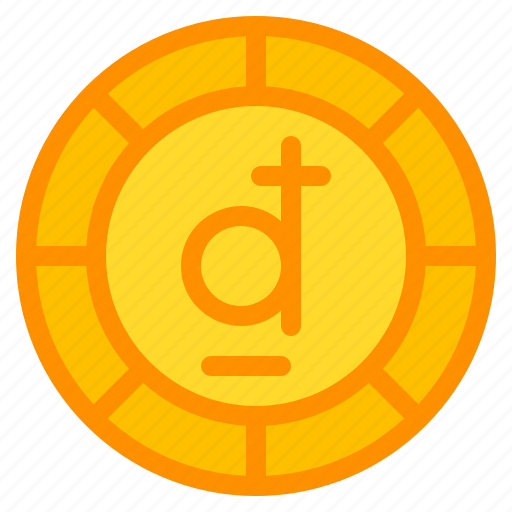 Dong, coin, currency, money, cash icon - Download on Iconfinder