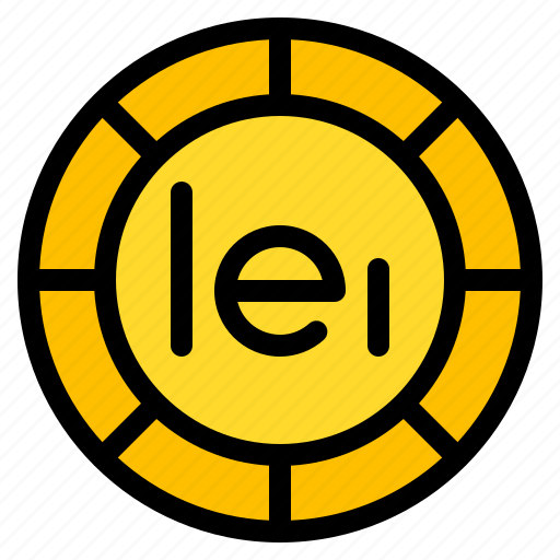 Romanian, leu, coin, currency, money, cash icon - Download on Iconfinder