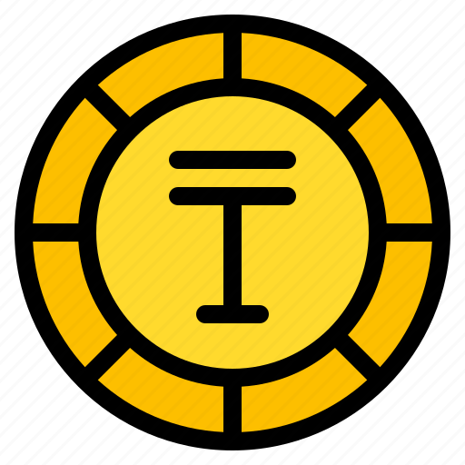 Tenge, coin, currency, money, cash icon - Download on Iconfinder