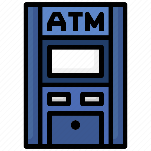 Atm, cash, machine, withdrawal, banking, withdraw, credit icon - Download on Iconfinder