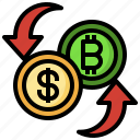 exchange, bitcoin, cryptocurrency, currency, dollar, business, finance
