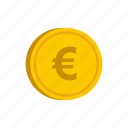 coin, currency, euro, europe, gold, metal, money