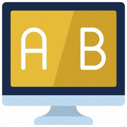 Ab, testing, computer, computing, machine icon - Download on Iconfinder