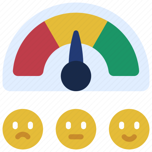 Happiness, half, meter, emoji, satisfaction, reaction icon - Download on Iconfinder