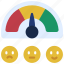 happiness, half, meter, emoji, satisfaction, reaction 