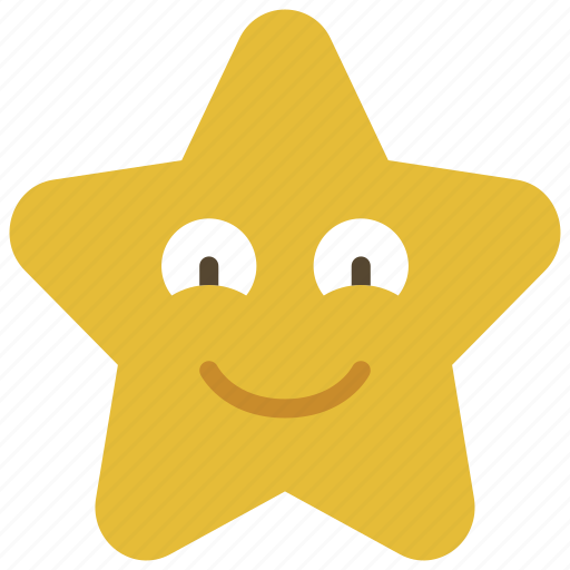 Happy, emoji, star, good, positive icon - Download on Iconfinder