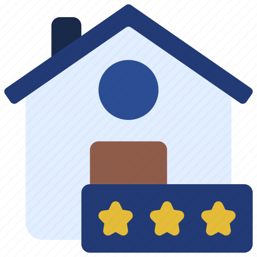 House, review, home, stars, ratings icon - Download on Iconfinder