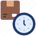 parcel, delivery, time, box, logistics