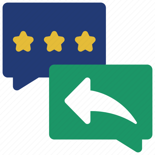 Review, reply, response, messages, rating icon - Download on Iconfinder