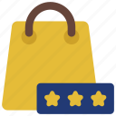 shopping, bag, review, store, ecommerce, rating