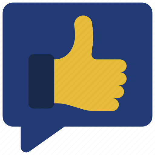 Thumbs, up, message, thumb, like icon - Download on Iconfinder